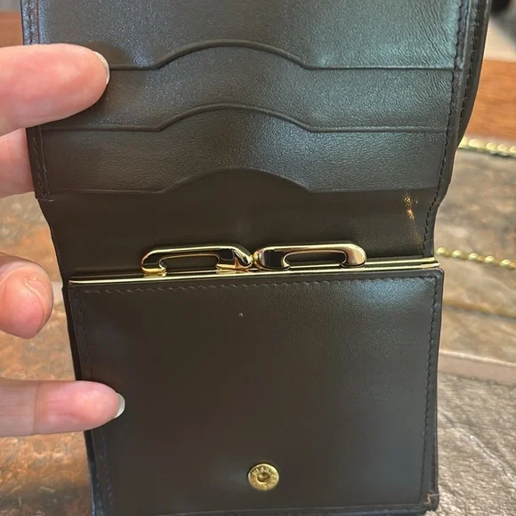 Burberry Bifold Kisslock Compact Wallet - EUC - Picture 9 of 14